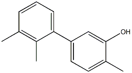 2-Methyl-5-(2,3-dimethylphenyl)phenol Struktur