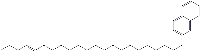 2-(18-Docosenyl)naphthalene Struktur