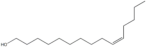 (Z)-10-Pentadecen-1-ol Struktur