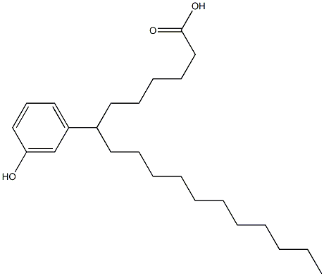 7-(3-Hydroxyphenyl)stearic acid Struktur