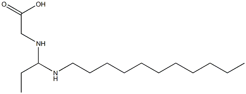 N-[1-(Undecylamino)propyl]aminoacetic acid Struktur