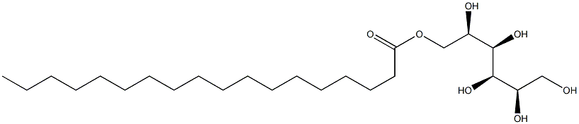 D-Mannitol 6-octadecanoate Struktur