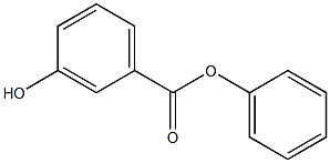 3-Hydroxybenzoic acid phenyl ester Struktur