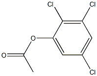 Acetic acid 2,3,5-trichlorophenyl ester Struktur