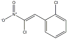 2-Chloro-1-(2-chloro-2-nitrovinyl)benzene Struktur