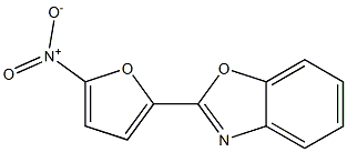 2-(5-Nitrofuran-2-yl)benzoxazole Struktur