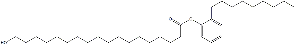 18-Hydroxystearic acid 2-nonylphenyl ester Struktur