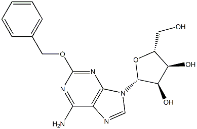 2-Benzyloxyadenosine Struktur