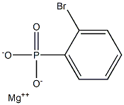 2-Bromophenylphosphonic acid magnesium salt Struktur