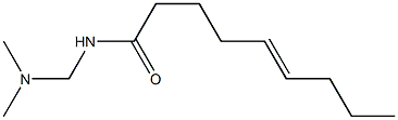 N-[(Dimethylamino)methyl]-5-nonenamide Struktur