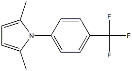 1-(4-Trifluoromethylphenyl)-2,5-dimethyl-1H-pyrrole Struktur