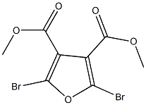 2,5-Dibromofuran-3,4-dicarboxylic acid dimethyl ester Struktur