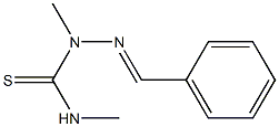 Benzaldehyde 2,4-dimethyl thiosemicarbazone Struktur