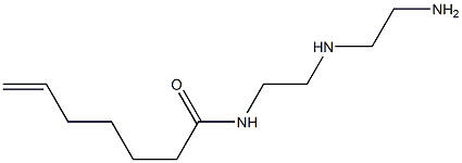 N-[2-[(2-Aminoethyl)amino]ethyl]-6-heptenamide Struktur