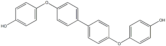 4,4'-[(1,1'-Biphenyl)-4,4'-diylbisoxy]bis(phenol) Struktur