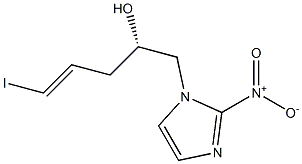 (S)-4-Iodo-1-[(2-nitro-1H-imidazol-1-yl)methyl]-3-buten-1-ol Struktur