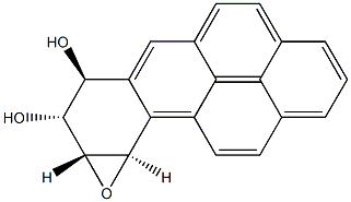 (7S,8R,9R,10R)-9,10-Epoxy-7,8,9,10-tetrahydrobenzo[a]pyrene-7,8-diol Struktur