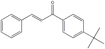 (E)-4'-tert-Butylchalcone Struktur