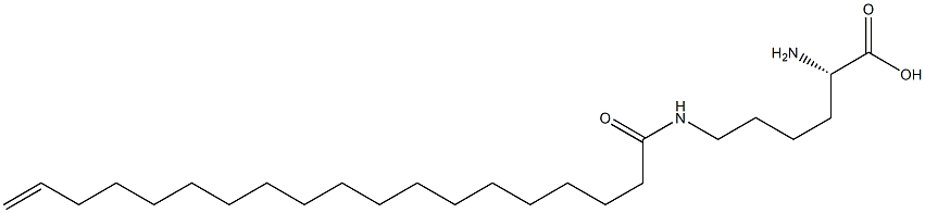 N6-(18-Nonadecenoyl)lysine Struktur