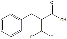 2-(Difluoromethyl)-3-phenylpropionic acid Struktur