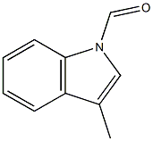 3-Methyl-1H-indole-1-carbaldehyde Struktur