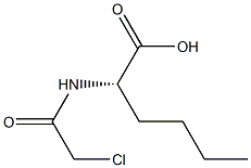 (-)-N-Chloroacetyl-L-norleucine Struktur