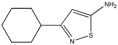 3-Cyclohexylisothiazol-5-amine Struktur