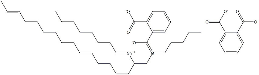 Bis[phthalic acid 1-(13-pentadecenyl)]dioctyltin(IV) salt Struktur