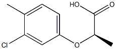 [R,(+)]-2-[(3-Chloro-p-tolyl)oxy]propionic acid Struktur