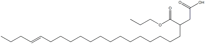 3-(15-Nonadecenyl)succinic acid 1-hydrogen 4-propyl ester Struktur