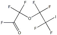 (2-Iodotetrafluoroethoxy)difluoroacetyl fluoride Struktur