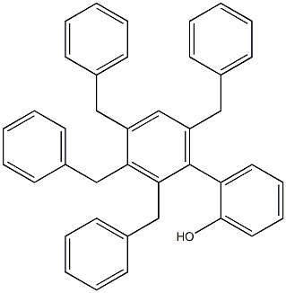 2-(2,3,4,6-Tetrabenzylphenyl)phenol Struktur