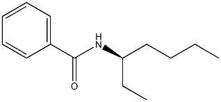 (-)-N-[(R)-1-Ethylpentyl]benzamide Struktur