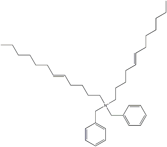 Di(5-dodecenyl)dibenzylaminium Struktur