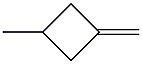 1-Methyl-3-methylenecyclobutane Struktur