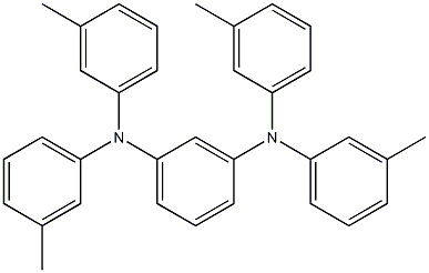 N,N,N',N'-Tetra(3-methylphenyl)-1,3-benzenediamine Struktur