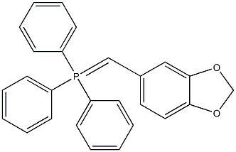 Triphenyl[(1,3-benzodioxol-5-yl)methylene]phosphorane Struktur