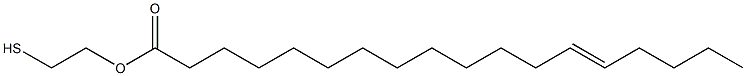 13-Octadecenoic acid 2-mercaptoethyl ester Struktur