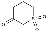 Tetrahydro-3-oxo-2H-thiopyran 1,1-dioxide Struktur