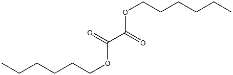 Oxalic acid dihexyl ester Struktur