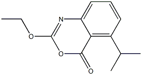 2-Ethoxy-5-isopropyl-4H-3,1-benzoxazin-4-one Struktur