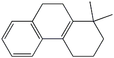 1,2,3,4,9,10-Hexahydro-1,1-dimethylphenanthrene Struktur