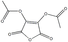 2,3-Di(acetyloxy)maleic anhydride Struktur