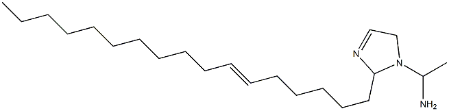 1-(1-Aminoethyl)-2-(6-heptadecenyl)-3-imidazoline Struktur