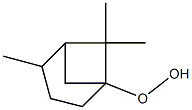 2,6,6-Trimethylbicyclo[3.1.1]heptan-5-yl hydroperoxide Struktur