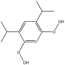 4,6-Diisopropyl-1,3-benzenediyldihydroperoxide Struktur