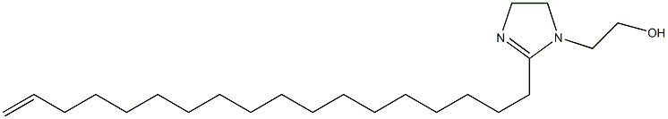 2-(17-Octadecenyl)-2-imidazoline-1-ethanol Struktur