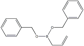 Allylbis(benzyloxy)borane Struktur