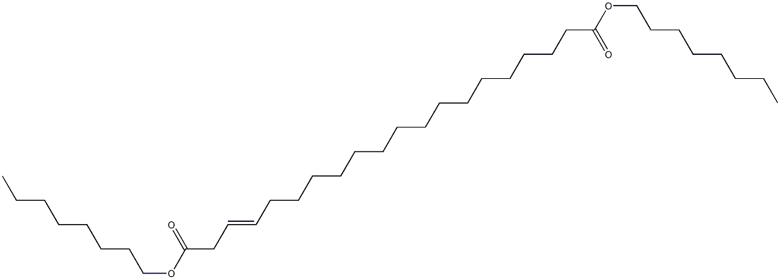 3-Icosenedioic acid dioctyl ester Struktur