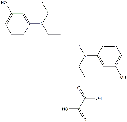 Bis(m-diethylaminophenol)oxalate Struktur